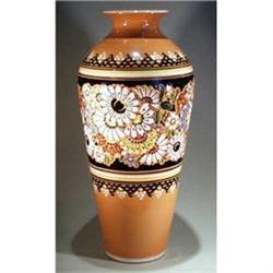 CZECH PEASANT ART POTTERY VASE #22 #2025096