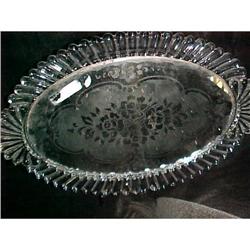 15  Glass Dresser Tray with Gold Trim Insert! #2025589