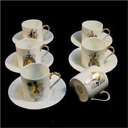 Limoges Coffee Cups and Saucers. #2025854