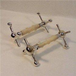 Victorian Mother of Pearl Knife Rests. #2025859