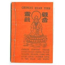 CHINESE FORTUNE TELLER BOOK ~ OLD VITNAGE 1930S#2025885