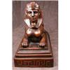 Image 1 : Bronzed SPHINX Sculpture VINTAGE - Peerless - #2026220