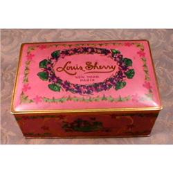 Louis SHERRY Candy TIN Violets -ANTIQUE- #2026237
