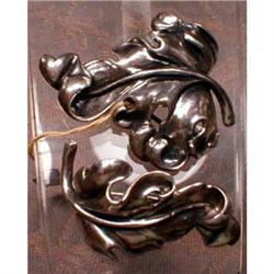 Napier STERLING Broochs (2) Leaf PINS -Signed- #2026245