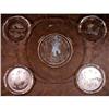 Image 1 : Val St Lambert ZODIAC Coaster SET & Fruit PLATE#2026253