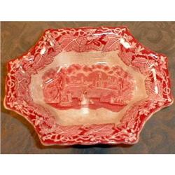 MASONS Vista TIDBIT Dish - PINK Transferware #2026260