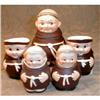 Image 1 : GOEBEL Friar TUCK Condiment JAR and JUGS S&P #2026334