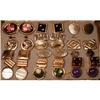 Image 1 : CUFFlinks 16 PAIRS RhineSTONES Gold SILVER Tone#2026341