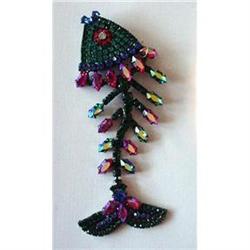 Butler& Wilson Colorful Fish Brooch #2026491