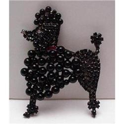 Costume: Butler and Wilson Black Poodle Brooch #2026497