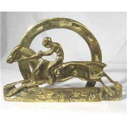 English Victorian Letter Rack Horse&Jockey #2026820