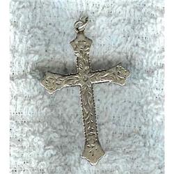 Cross. Sterling Silver Engraved Design #2026858