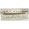 Image 1 : Dresser Jar Sterling & Lead Crystal 1904 #2026926