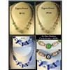 Image 1 : (6) CZECH 1930's VINTAGE ART DECO NECKLACES #2039209