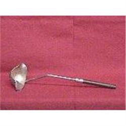 Old Silver Plate Punch Ladle with Ebany Handle #2039688