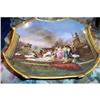 Image 1 : 19 th C STYLE LIMOGES PORCELAIN PLATE SIGNED #2051283