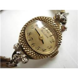 LADIES VINTAGE BULOVA WATCH - DIAMONDS #2051297