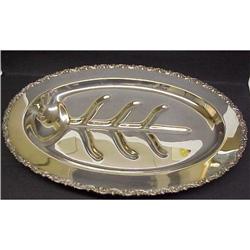 Silver Pltd. SERVING - MEAT PLATTER #2051300