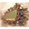 Image 1 : 40's Deco Moonstone Color Rhinestones BROOCH #2051309