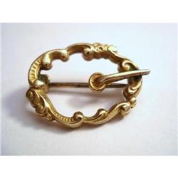 Tiny VICTORIAN - BROOCH - Belt Buckle Style #2051324