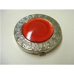 30's SILVER&BAKELITE COMPACT #2051335