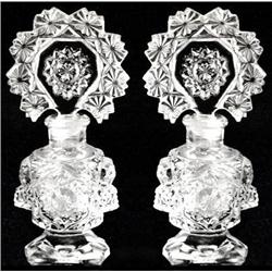 Czech Ornate Crystal Perfume Bottle (2) #2051441