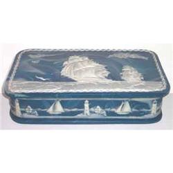 Incolay: Sculpt Cameo Sailing Ships Jewelry Box#2051451