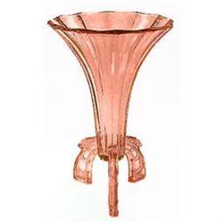 Pink Art Deco Glass Rocket Vase #2051499