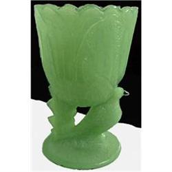 Jadeite Art Deco Bird Figural Vase #2051501