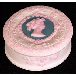 Schafer & Vater Art Deco Jasperware Powder Jar #2051507