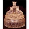 Image 1 : MY PET Pink Depression Glass Powder Jar #2051524