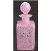 Image 1 : Pink Spatter Glass Perfume Bottle #2051575