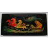 Image 1 : Russian Handmade Fairytale Laquer Box - Signed #2051646