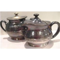 PRR Pennsylvania Rail Road Silver Cream Sugar #2051733