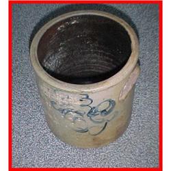 Antique 2 Gallon Cobalt Stoneware Crock #2051739