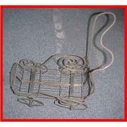 Antique Victorian Doll Wireware Buggy #2051747