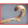 Image 1 : Vintage Handmade Metal Band Wood Cane #2051749