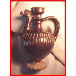 Antique Islamic Turkish Pottery Ewer #2051756