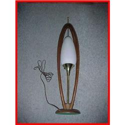 40" Retro Danish Modern Egg Globe Lamp #2051757