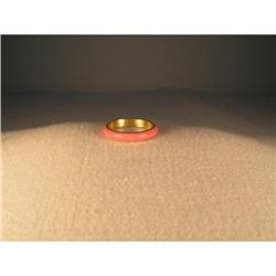 Hidalgo Enamel Silver Pink Coral Insert Band #2051767