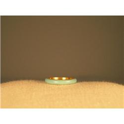 Hidalgo Silver Opaque Turquoise Insert Band #2051768