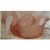 Cambridge Glass Pink Swan bowl #2051775