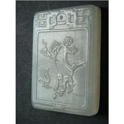 Chinese carved  jade  Pendant #2051799