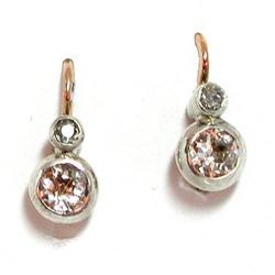 1890s Austrian Diamond Earrings #2051802