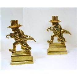 Figural Brass candlesticks #2051825