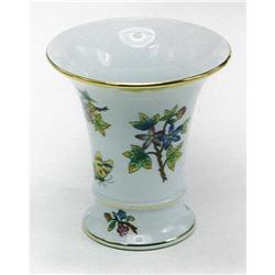 Vintage Herend vase, Queen Victoria pattern #2051840