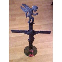 Haitian Ironwork Cross By Florvil (3)  #2051844