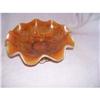 Dugan Peach Opal Dogwood Spray Compote Bowl #2051949