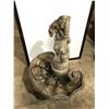 Image 1 : Concrete yard fountain (head on lady statue needs reattachment)