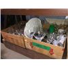 Image 1 : Four boxes of assorted glassware/ household misc./ Christmas decorations etc.